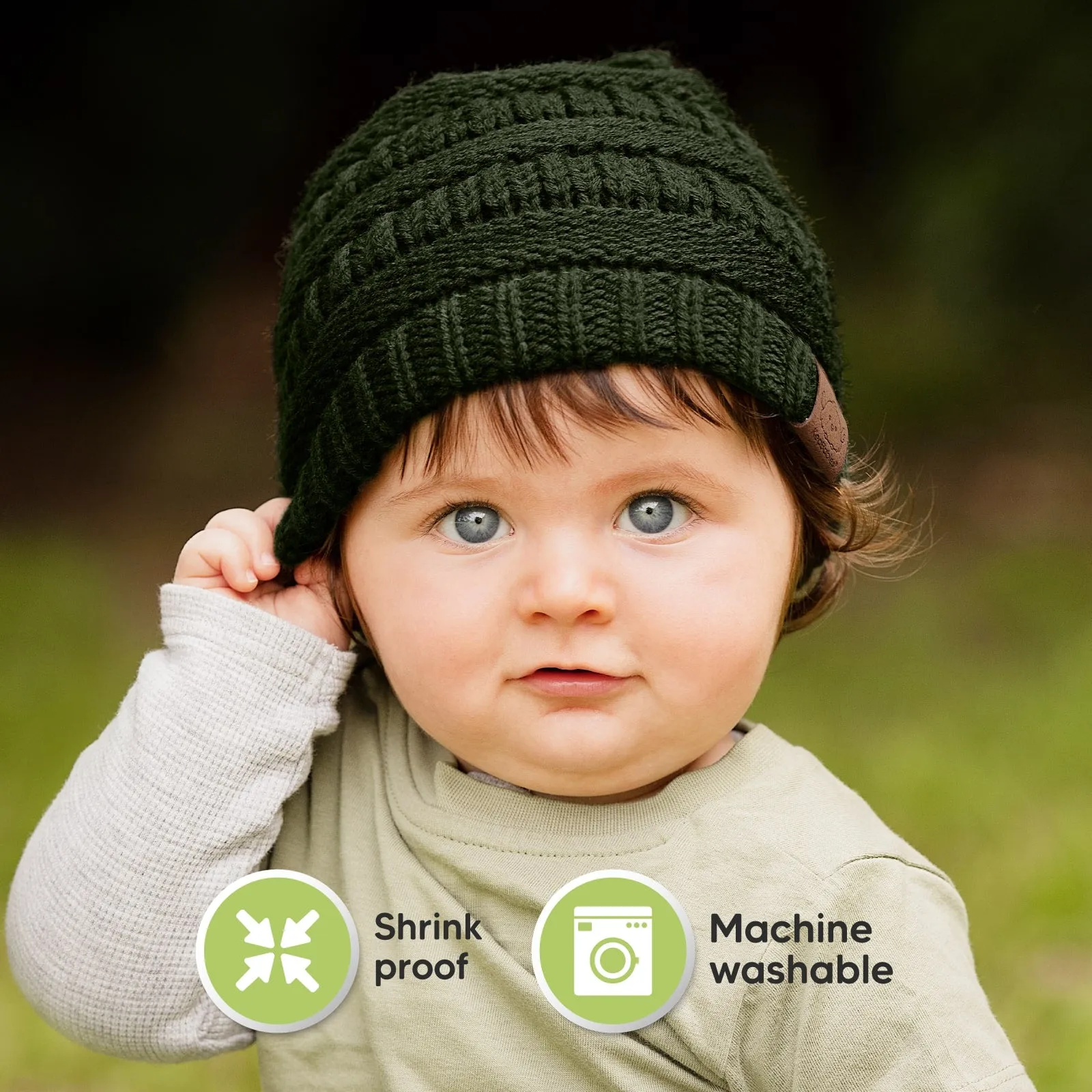 3-Pack Warmzy Baby Beanies (Urban)