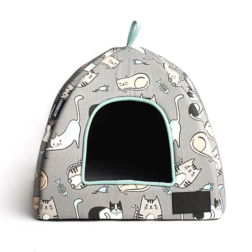 50% OFF! ON SALE! Kitten Around Igloo Cat Bed