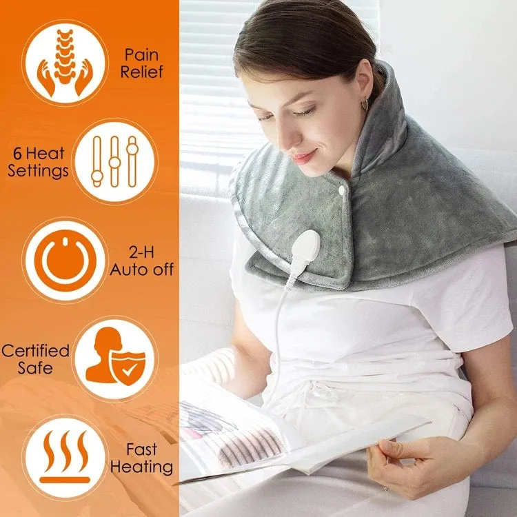 A must-have for you?! …Heated Shawl Shoulder Neck Warmer Heat Blanket 40C-60C