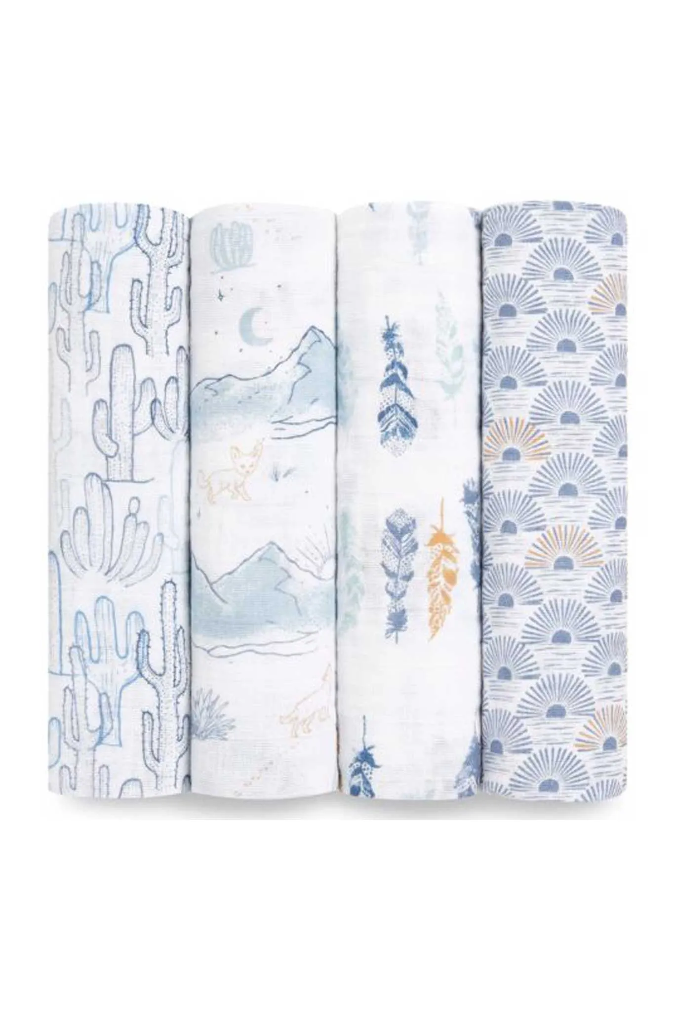 Aden Anais Boutique Cotton Muslin Swaddles 4 Pack