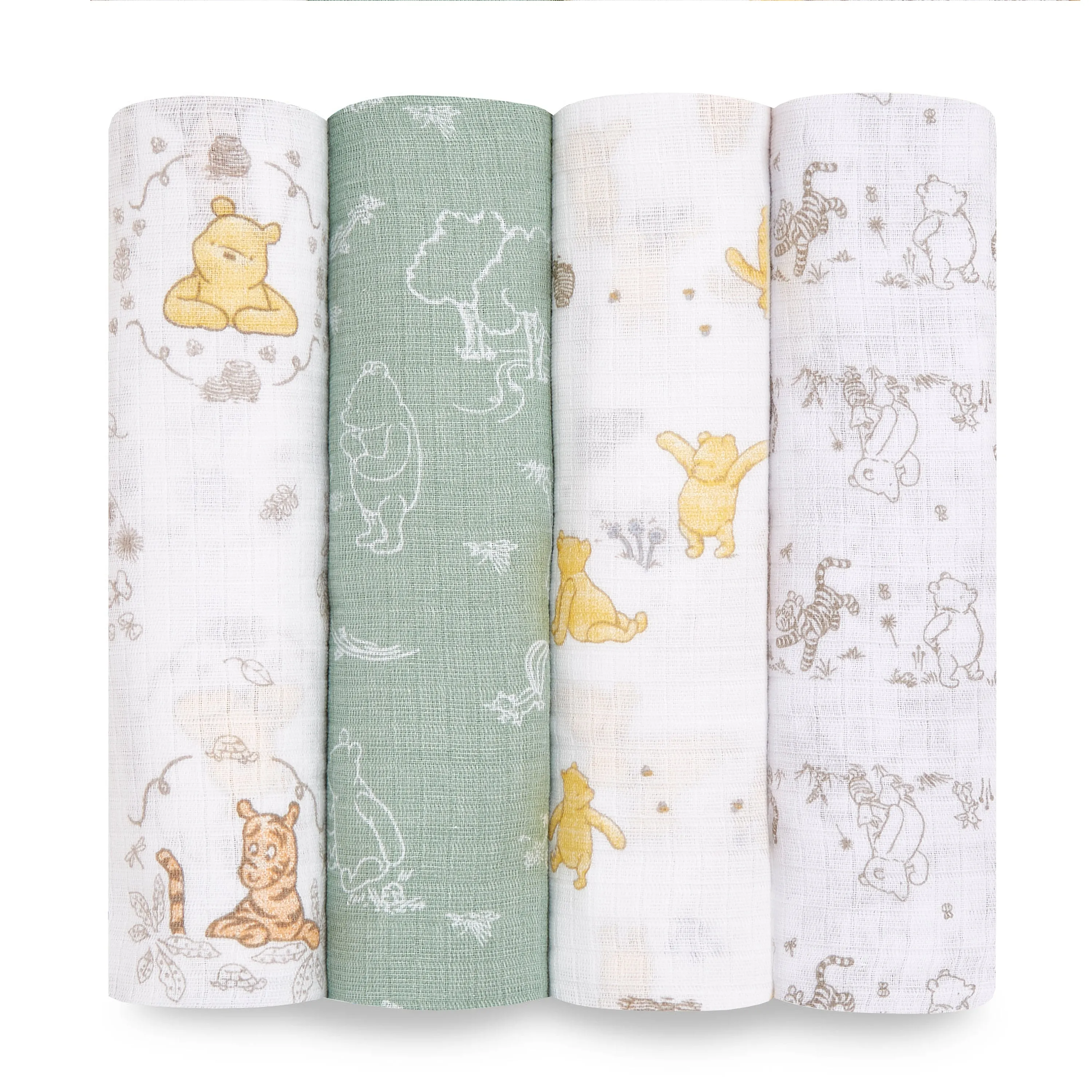 aden   anais Muslin Swaddles 4 Pack Disney Winnie the Pooh