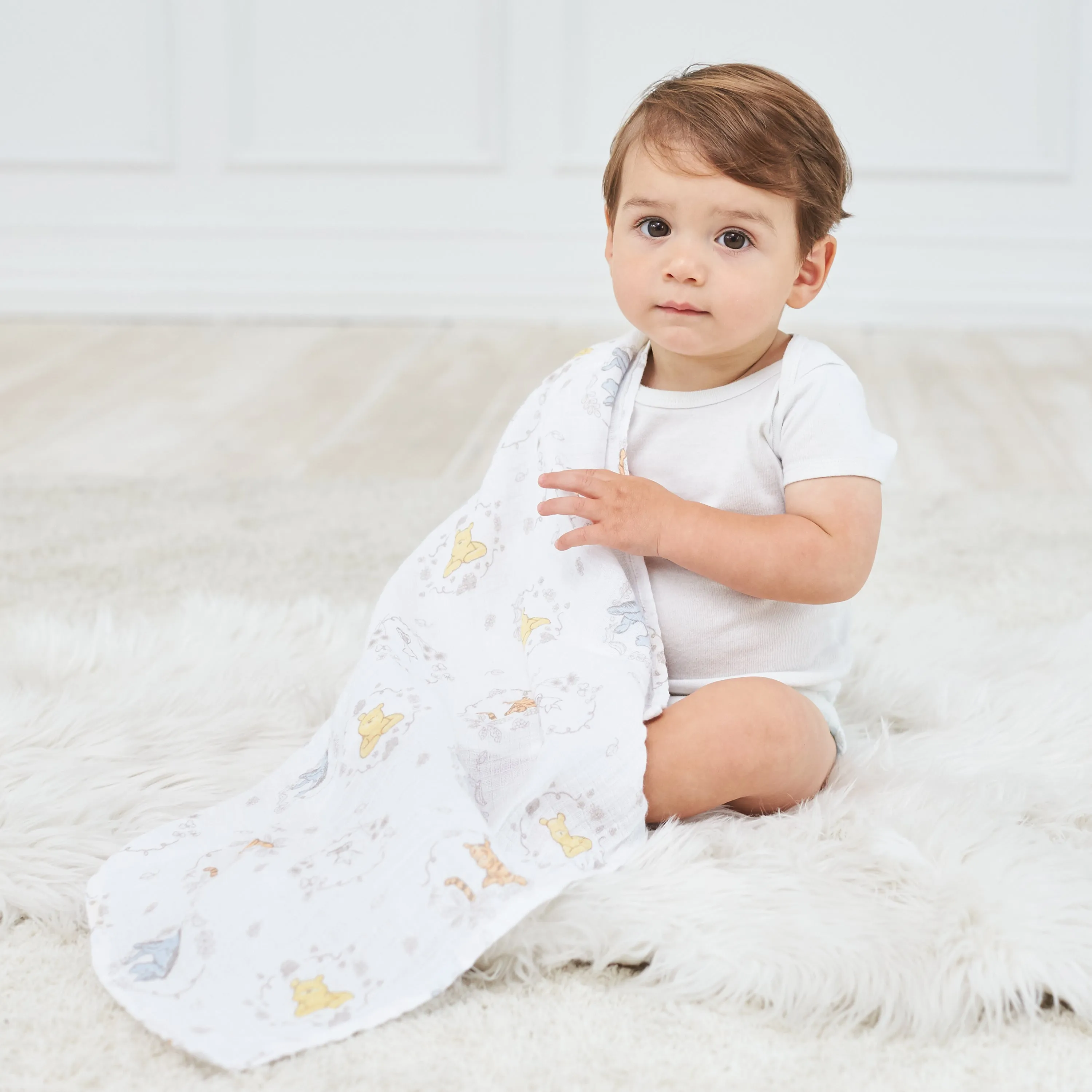 aden   anais Muslin Swaddles 4 Pack Disney Winnie the Pooh