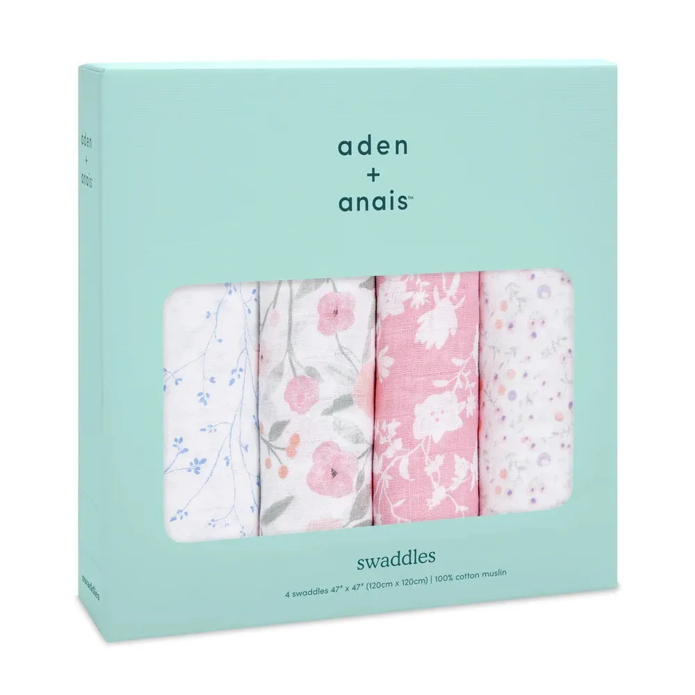 aden   anais Muslin Swaddles - Ma Fleur