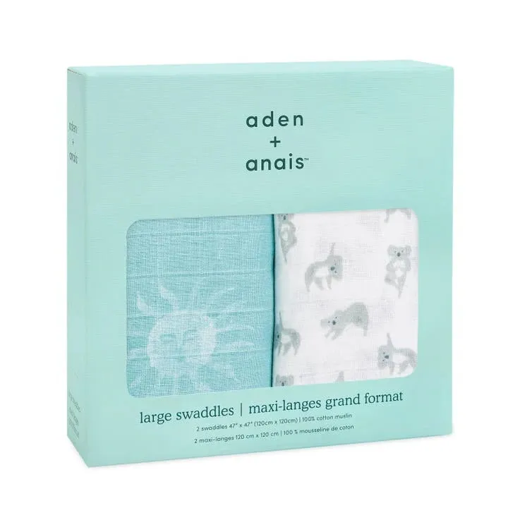 aden   anais Muslin Swaddles - Now   Zen