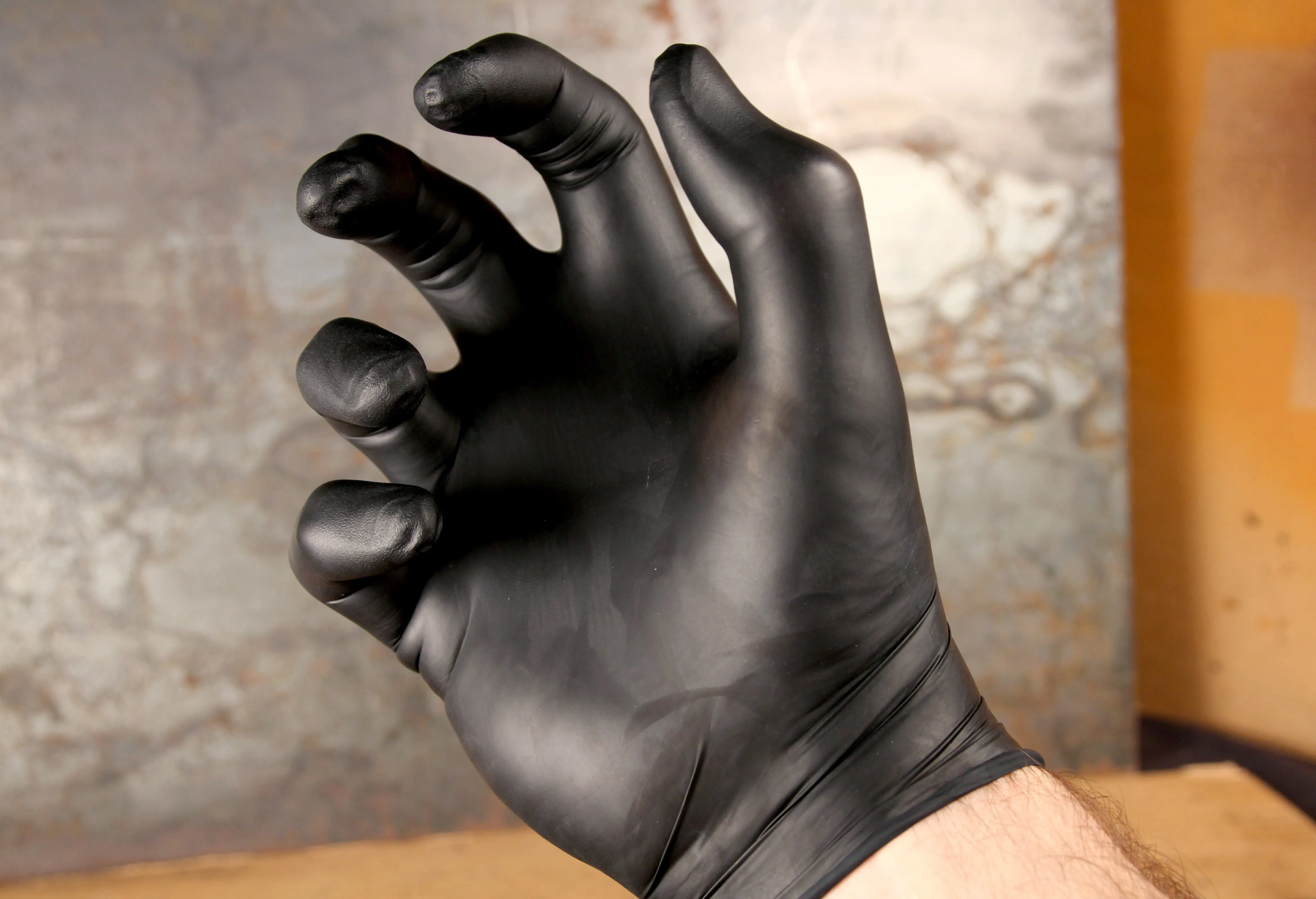 Adenna Night Angel Black Nitrile Powder Free Gloves - Case of 1000