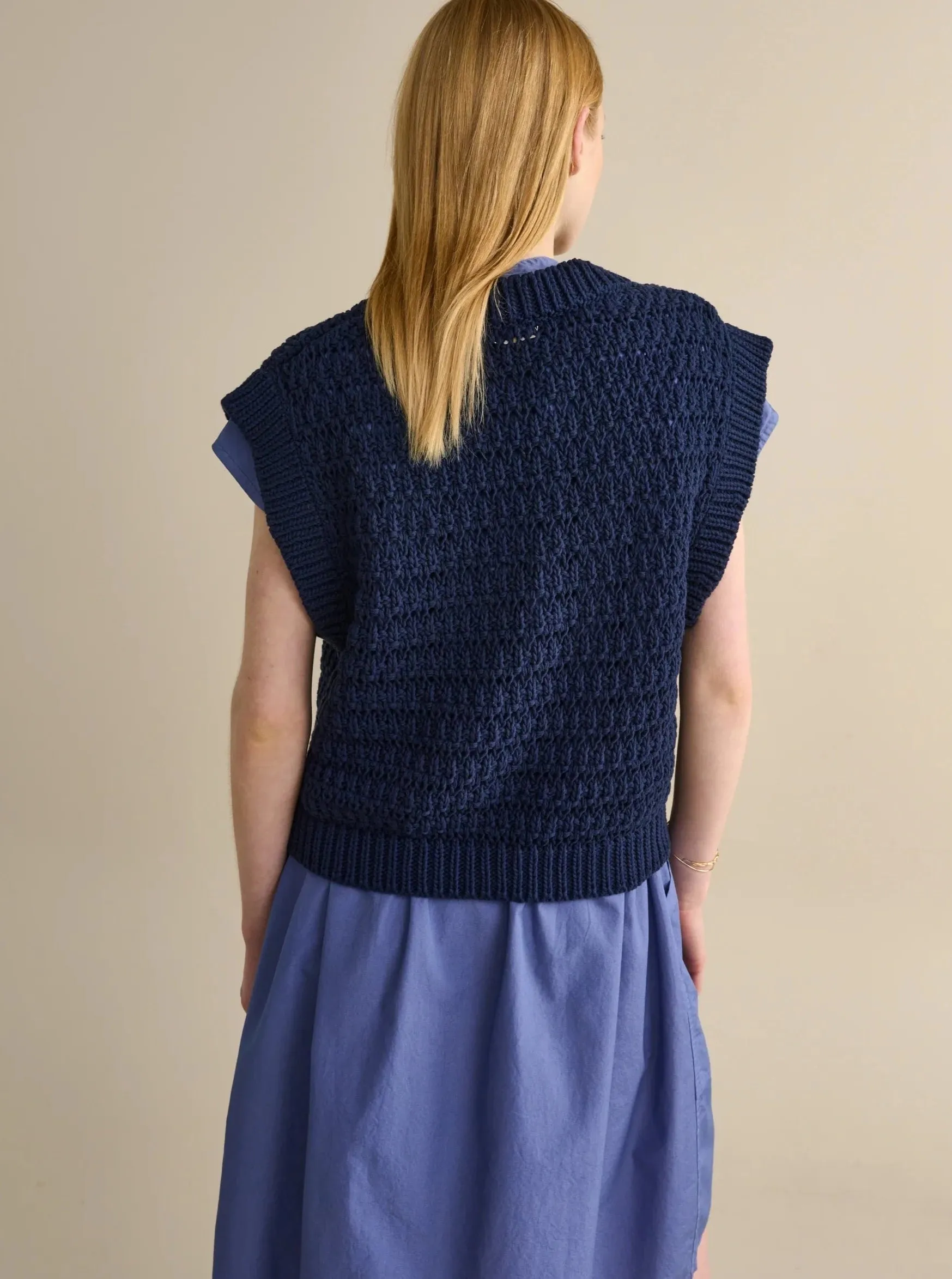 Aiten Knit Vest, Worker