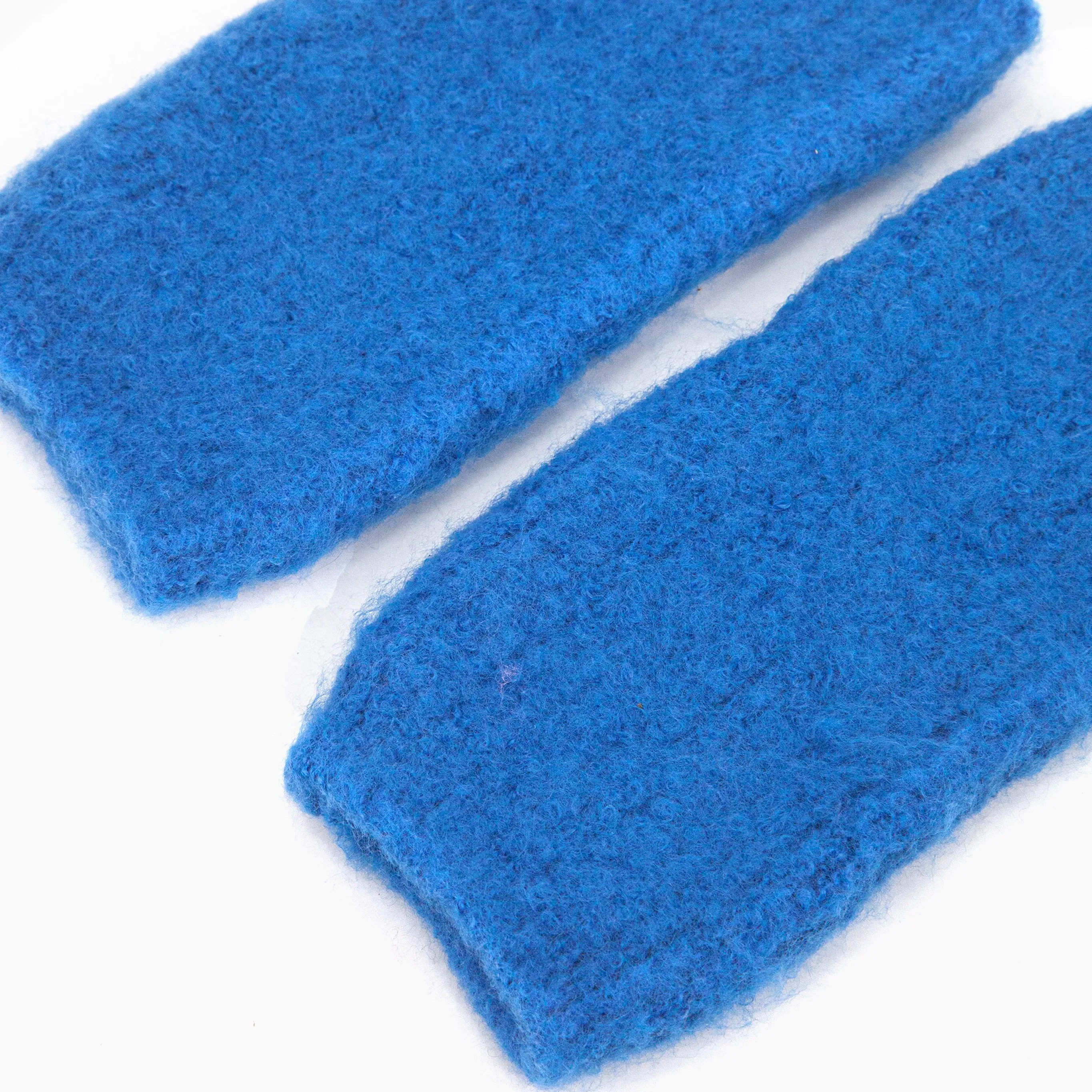 Alexa Textured Wrist Warmers - Royal Blue, Knitted