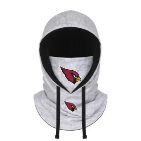 Arizona Cardinals NFL Heather Gray Drawstring Hooded Gaiter Scarf