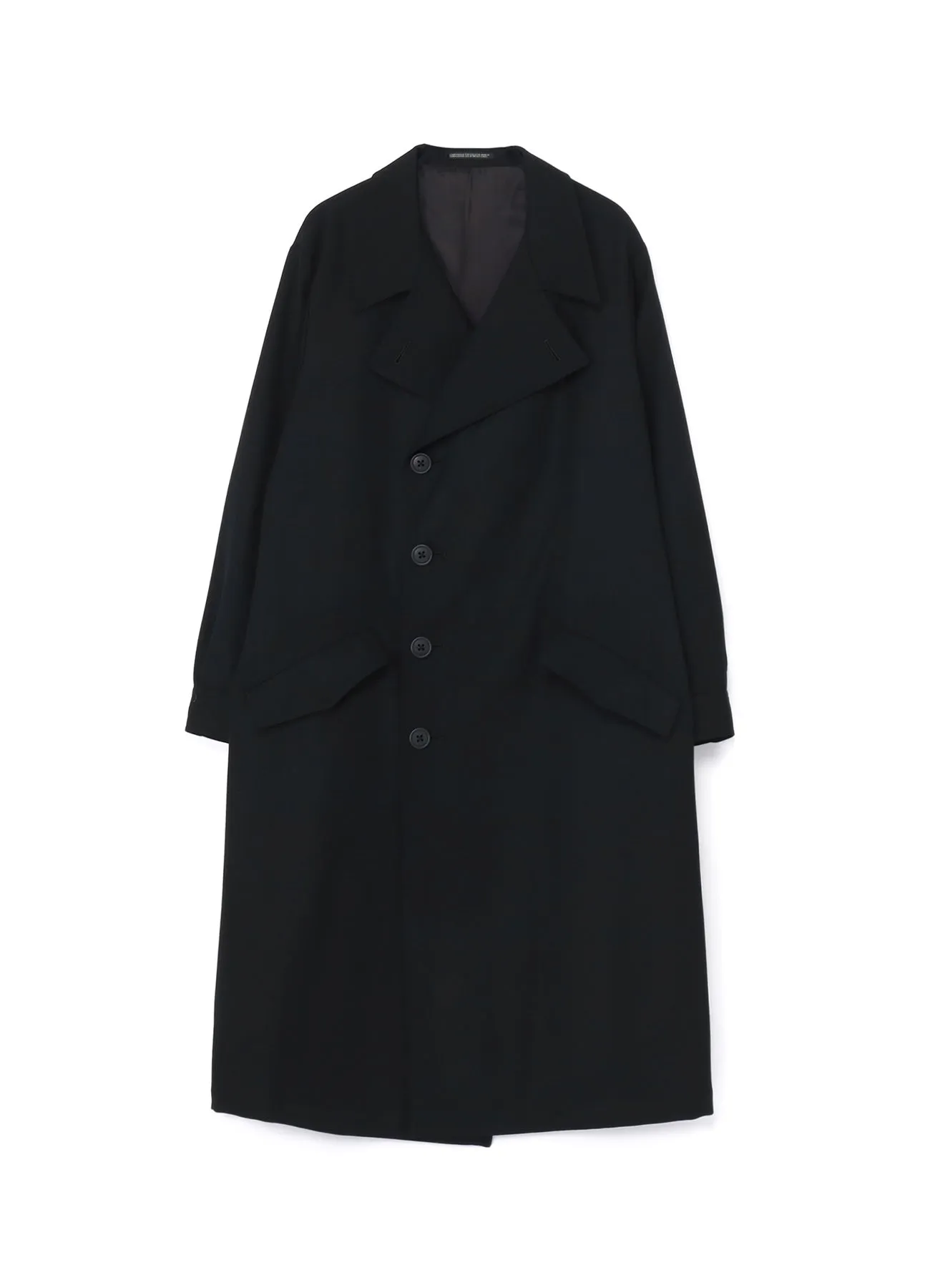 ARMY GABARDINE HEM CUFFS COAT