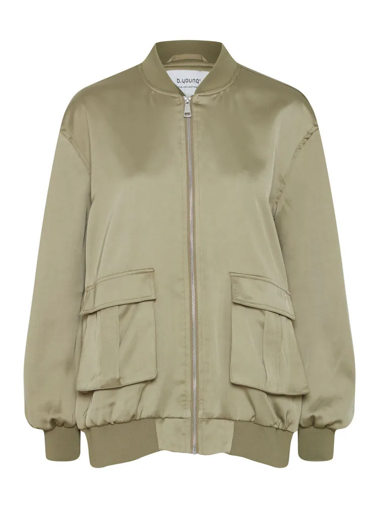 B Young ByEsto Bomber Jacket Aloe