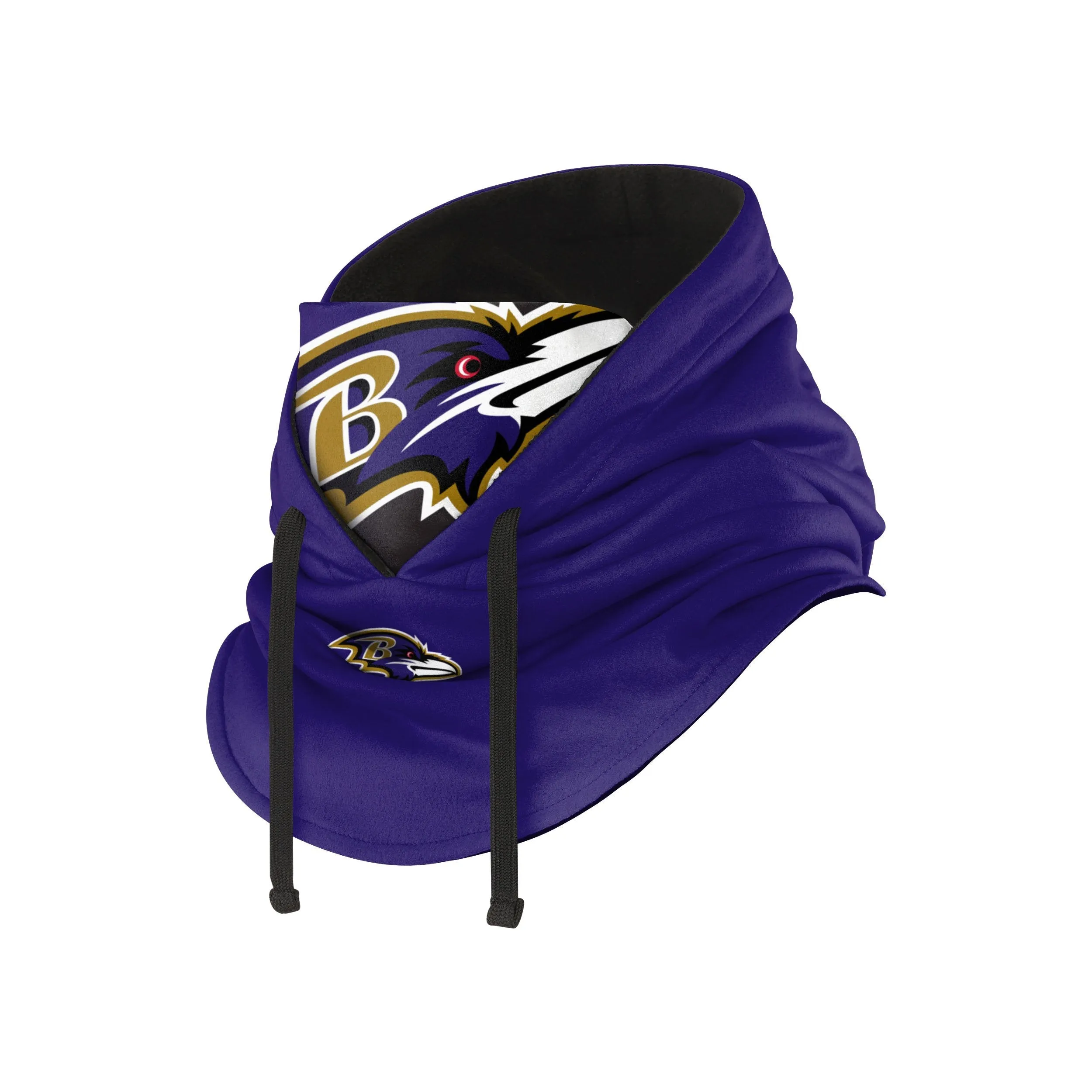 Baltimore Ravens NFL Drawstring Hooded Gaiter -