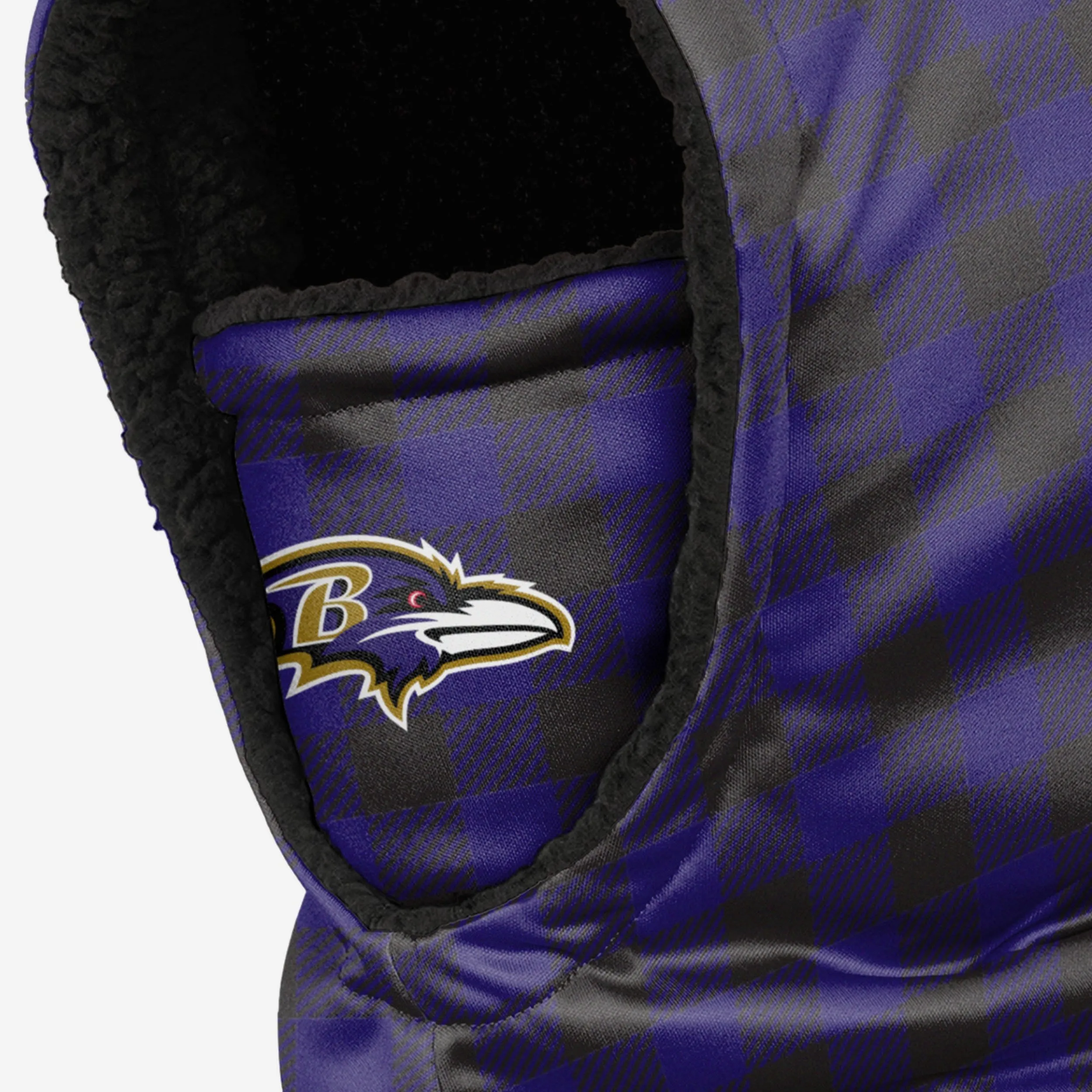 Baltimore Ravens Plaid Hooded Gaiter