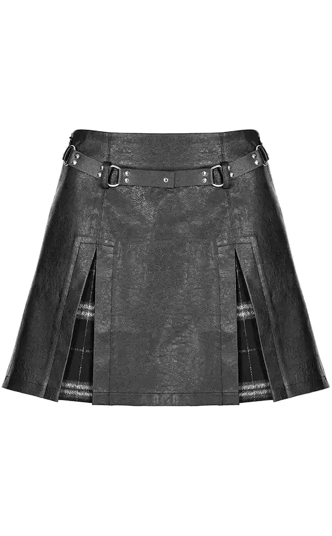 Battle Ready Pleated Skirt | Black