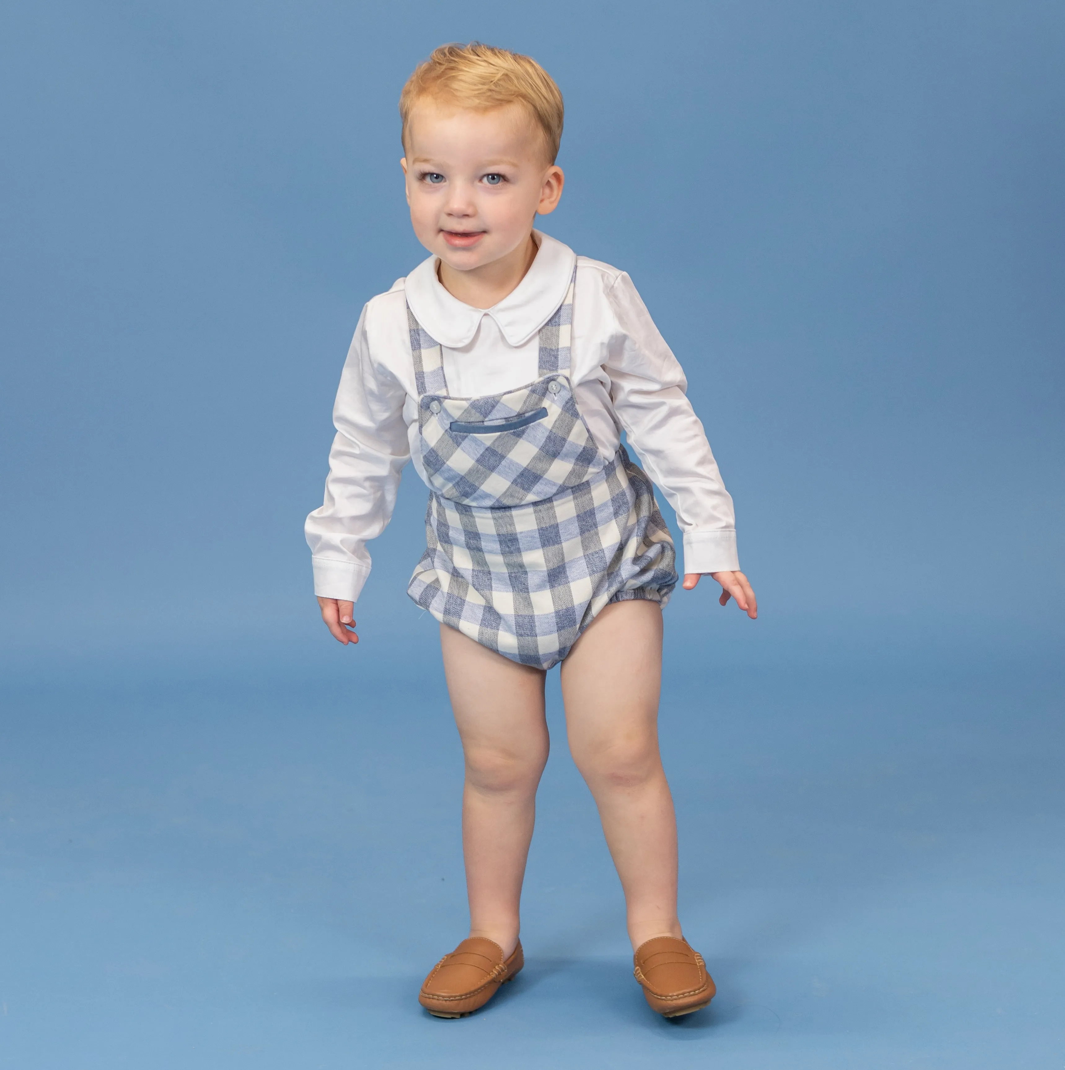 Bayden Boy Bubble Overall Set