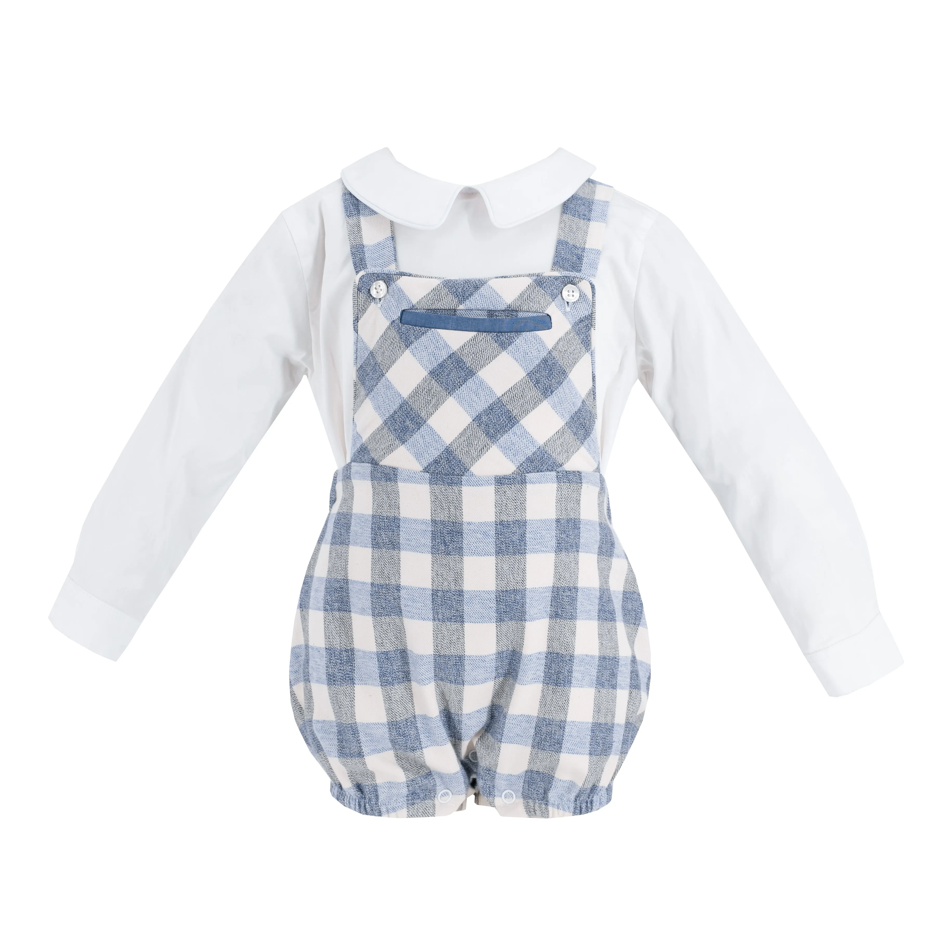 Bayden Boy Bubble Overall Set