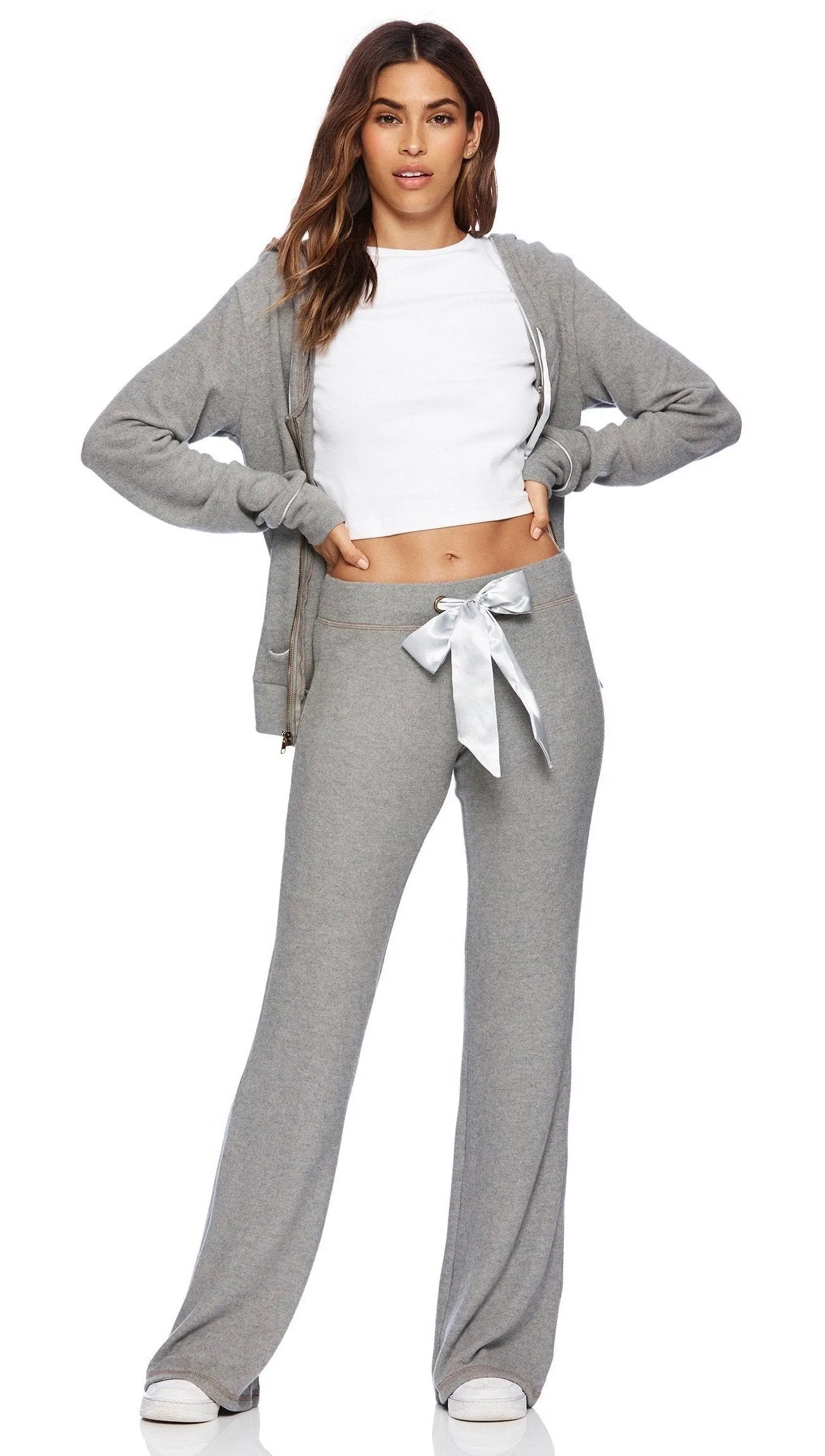 Beach Bunny Josie Cozy Pants Heather Grey