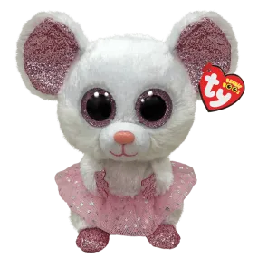 Beanie Baby White Ballerina Mouse- Nina