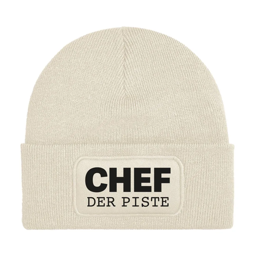 Beanie Mütze - Chef der Piste