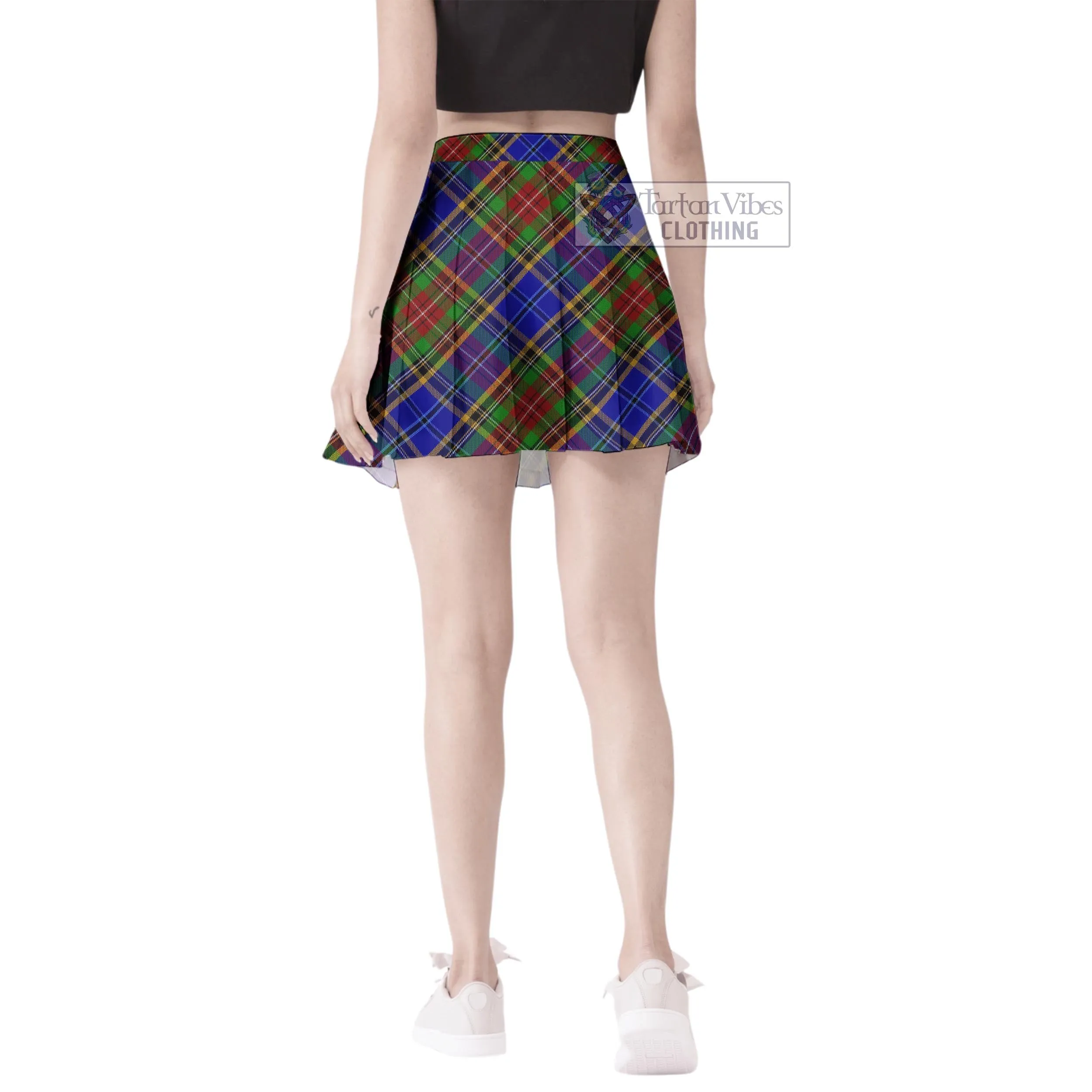 Beattie Tartan Women's Plated Mini Skirt