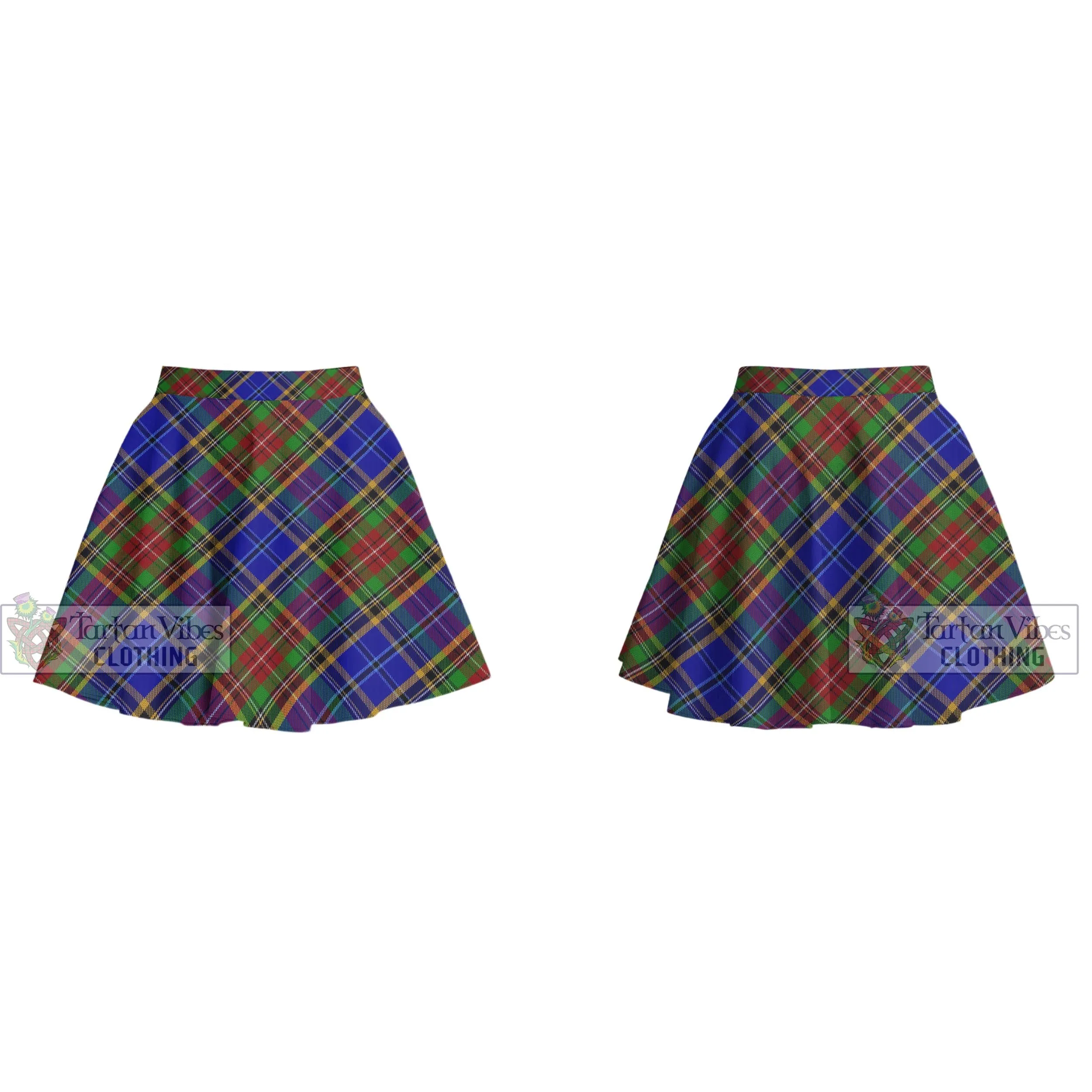 Beattie Tartan Women's Plated Mini Skirt