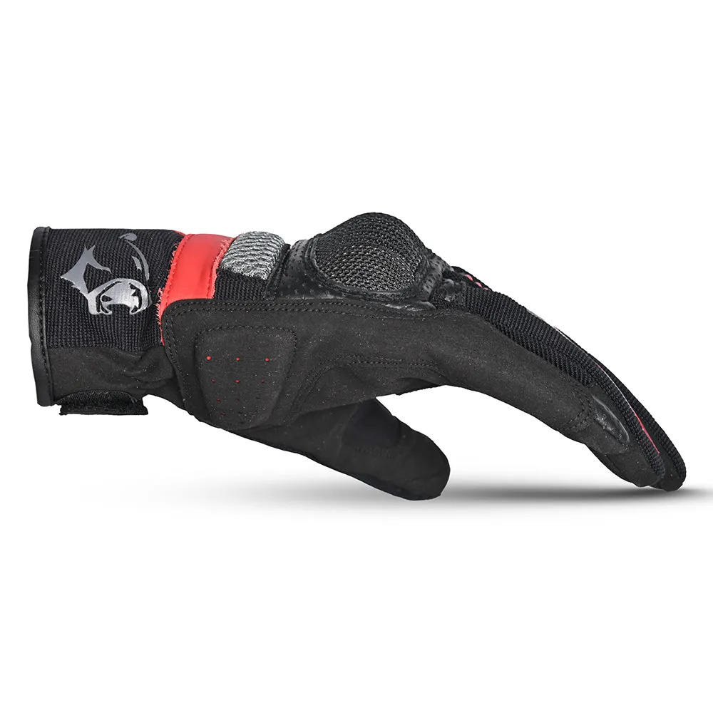 BELA Hero Air Summer Mesh Gloves Black Gray Red