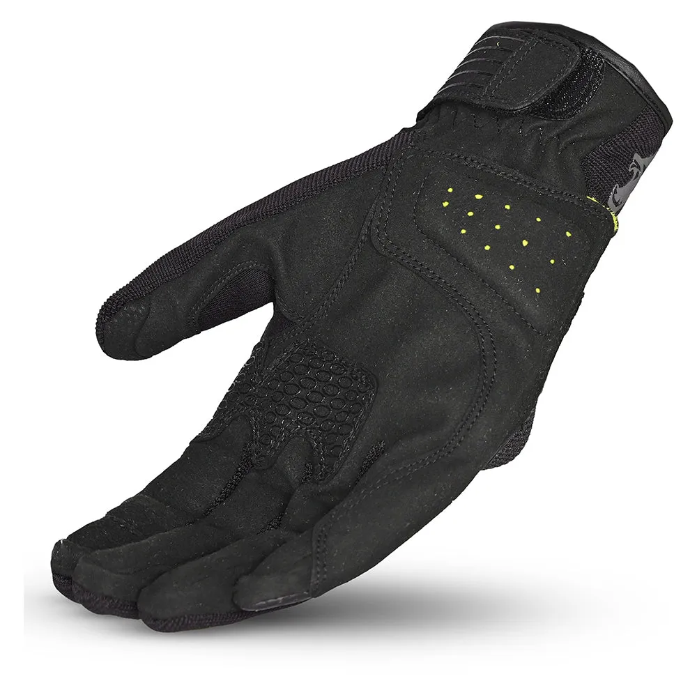 BELA Hero Air Summer Mesh Gloves Black Gray Yellow Flouro