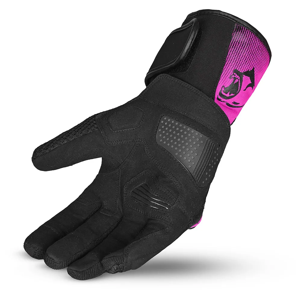 BELA Twix Lady Motorcycle Gloves Black Pink