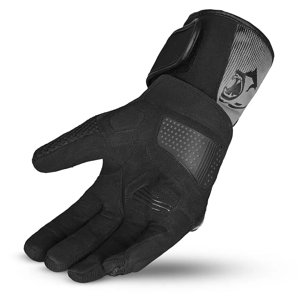 BELA Twix Motorbike Gloves Black Gray