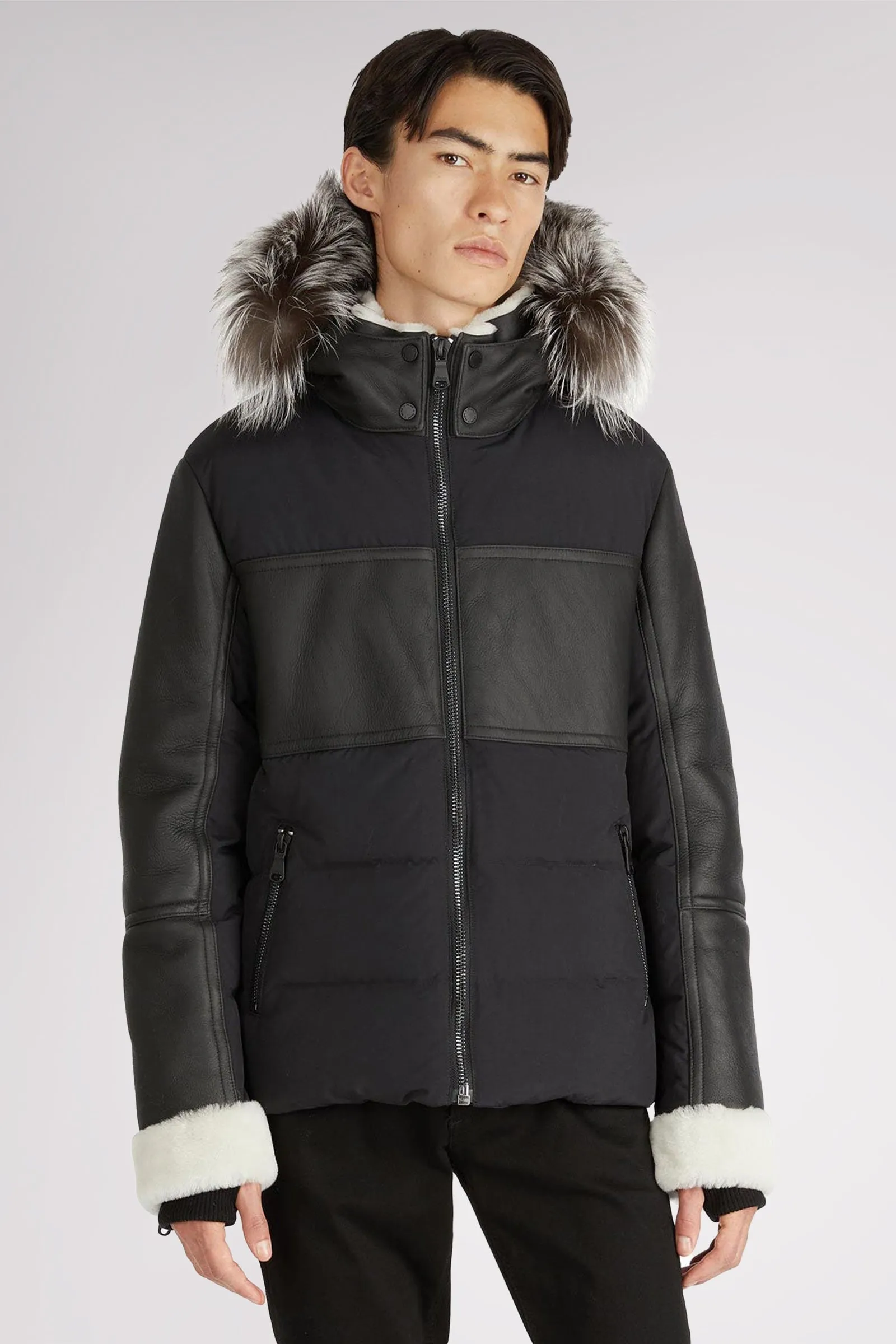 Bergen Men's Luxury Shearling Puffer