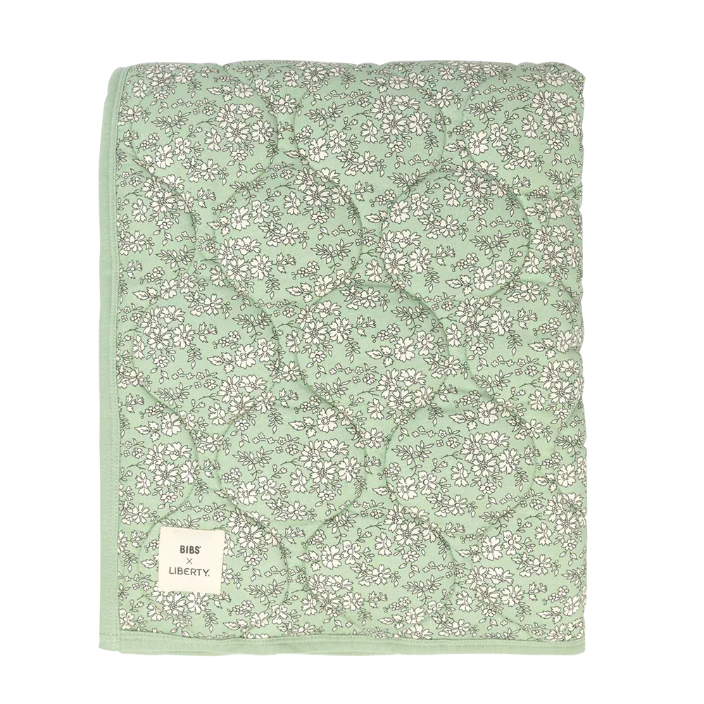 BIBS X LIBERTY, Quilted Blanket Capel, Sage