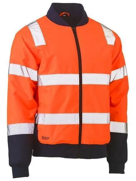 Bisley Taped Two Tone Hi Vis Bomber Jacket BJ6730T