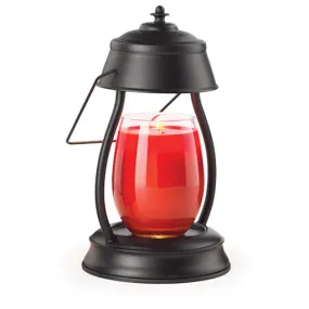 Black Hurricane Lantern Candle Warmer HLB