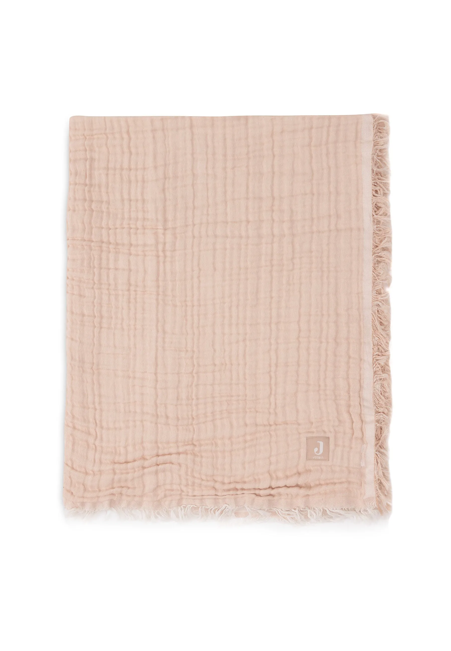 Blanket Cradle 75x100cm Fringe Moonstone/Ivory - GOTS