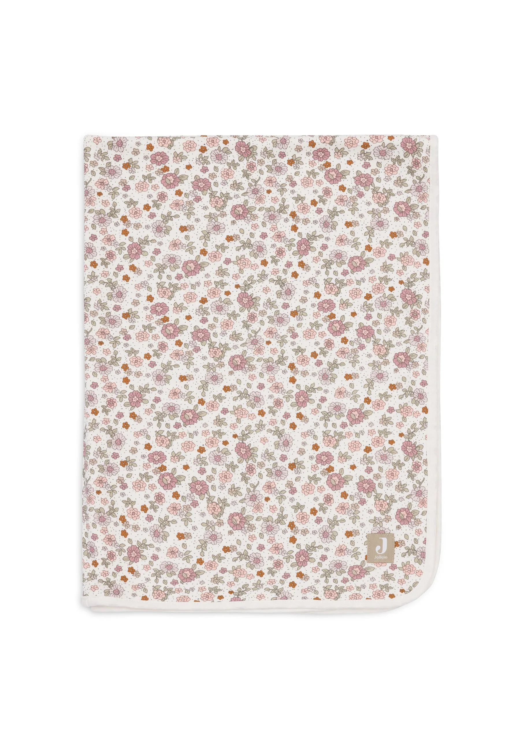 Blanket Cradle Jersey 75x100cm - Retro Flowers