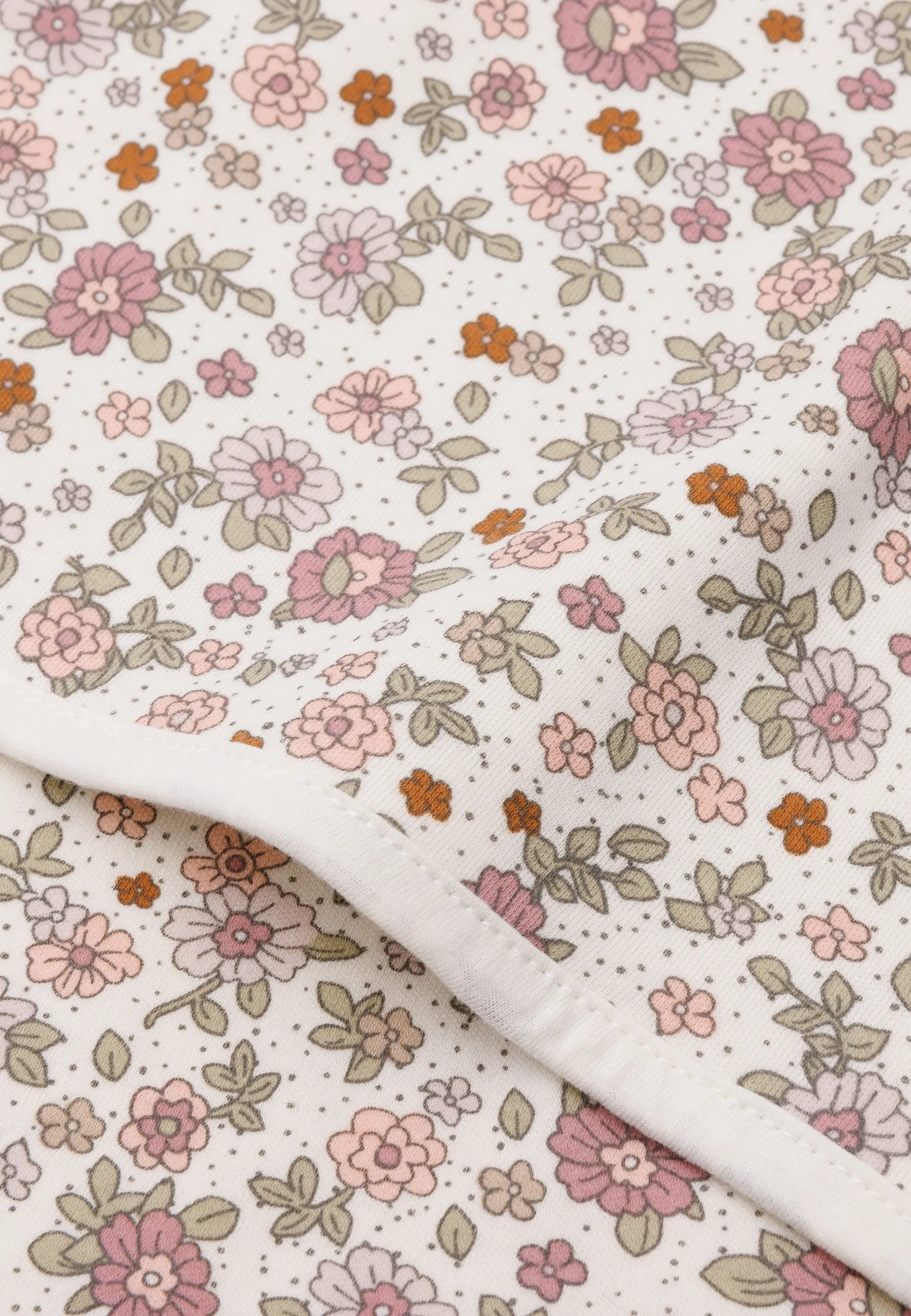 Blanket Cradle Jersey 75x100cm - Retro Flowers