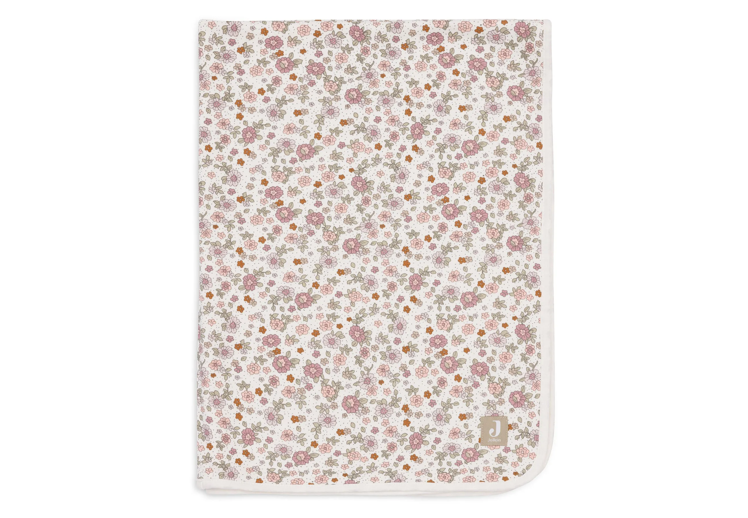 Blanket Cradle Jersey 75x100cm - Retro Flowers