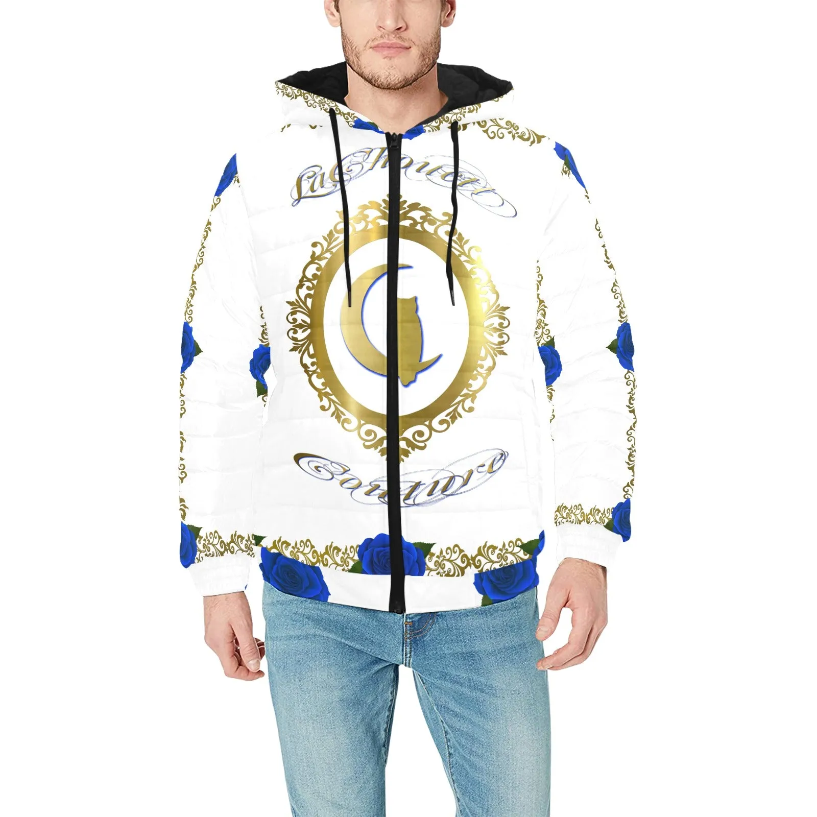 BLUE ROSES LCC Padded Hooded Jacket