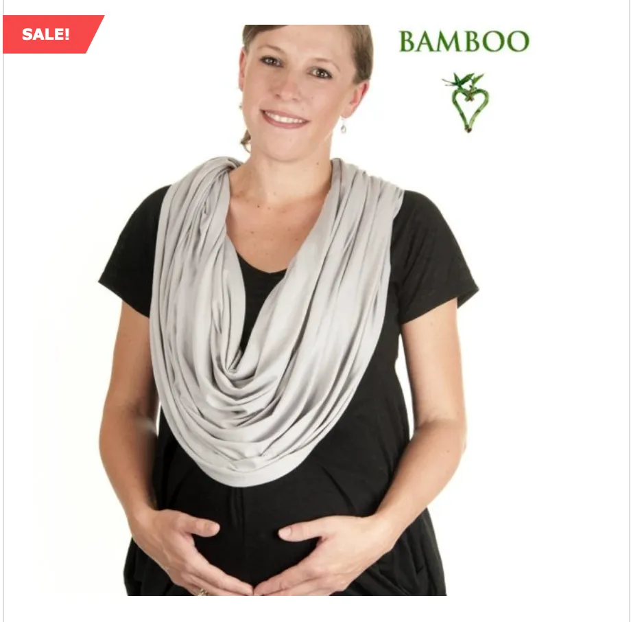 Boho Mama Breastfeeding Nursing Cover – Multi-Use Pregnancy Wrap in Luxury Bamboo