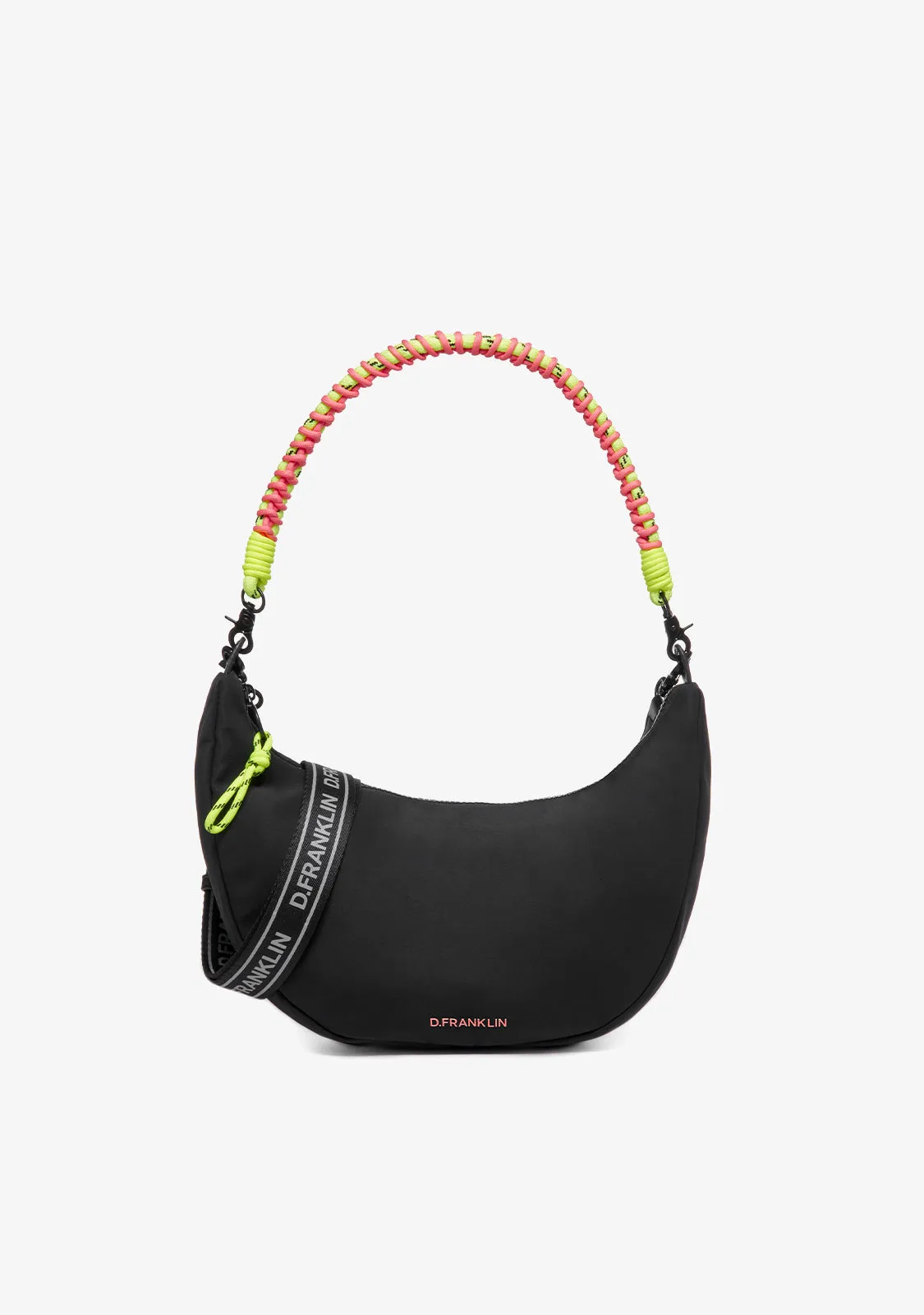 Bomb Round Shoulder Bag Black