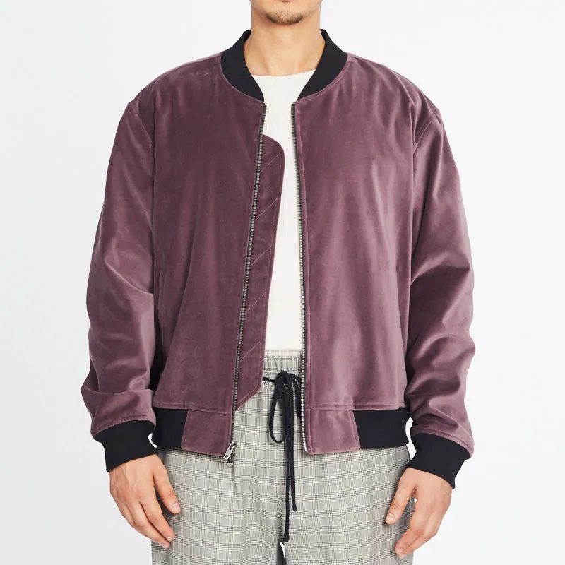 Bomber Jacket - Lavender Velvet