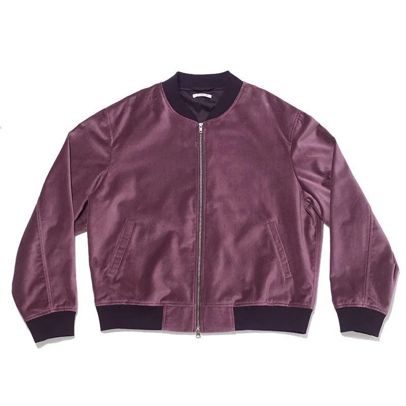 Bomber Jacket - Lavender Velvet