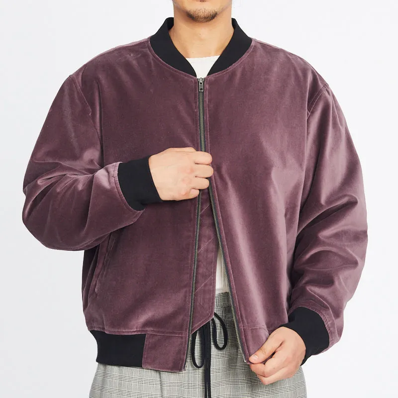 Bomber Jacket - Lavender Velvet