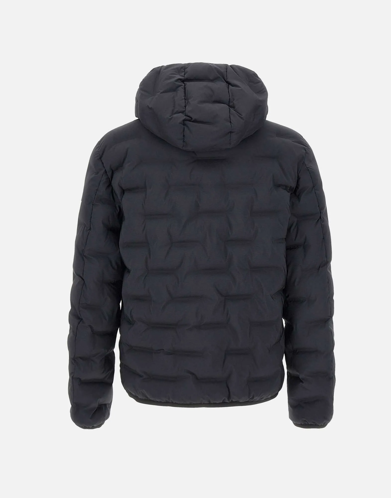 Brando Black Quilted Bomber Jacket