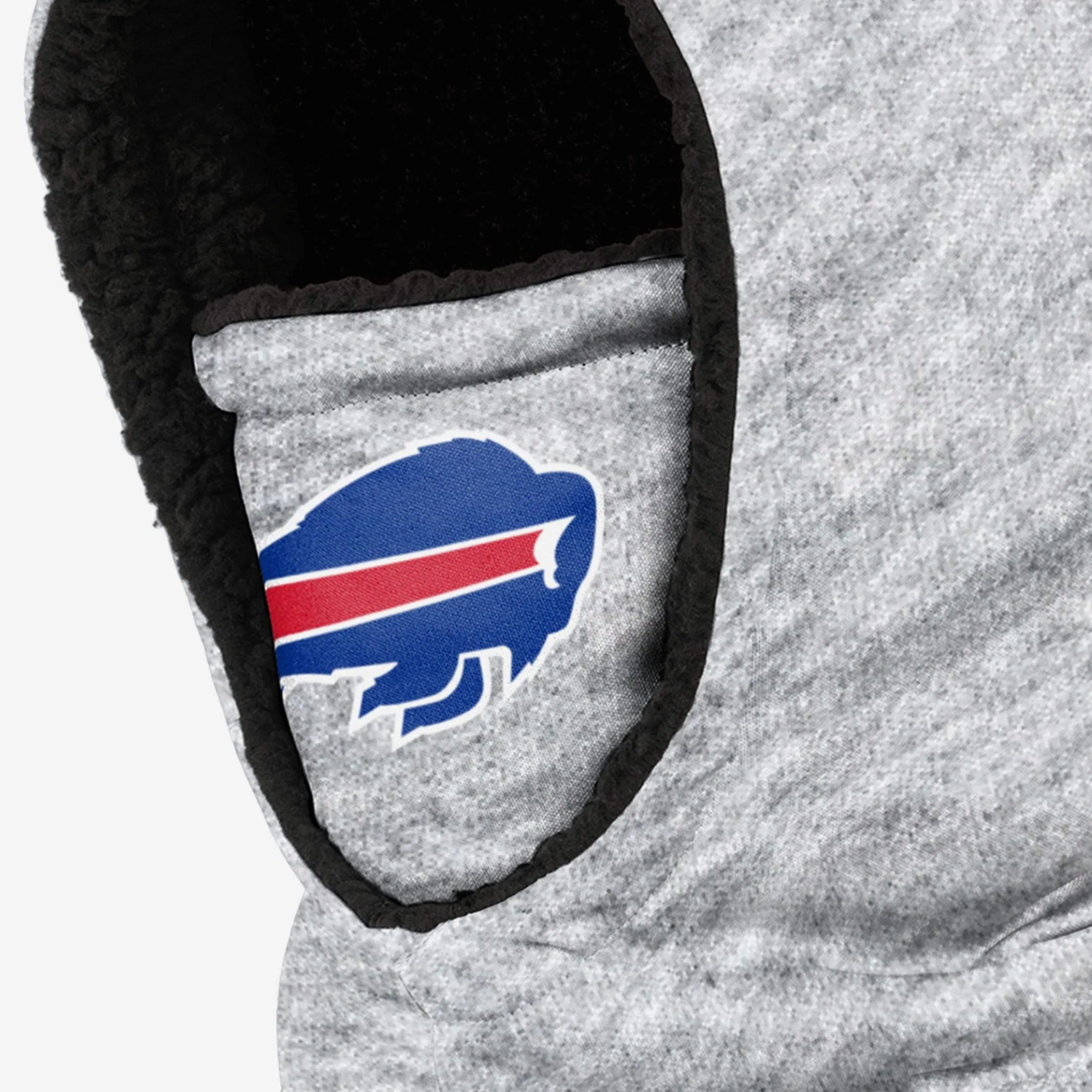 Buffalo Bills Heather Grey Big Logo Hooded Gaiter