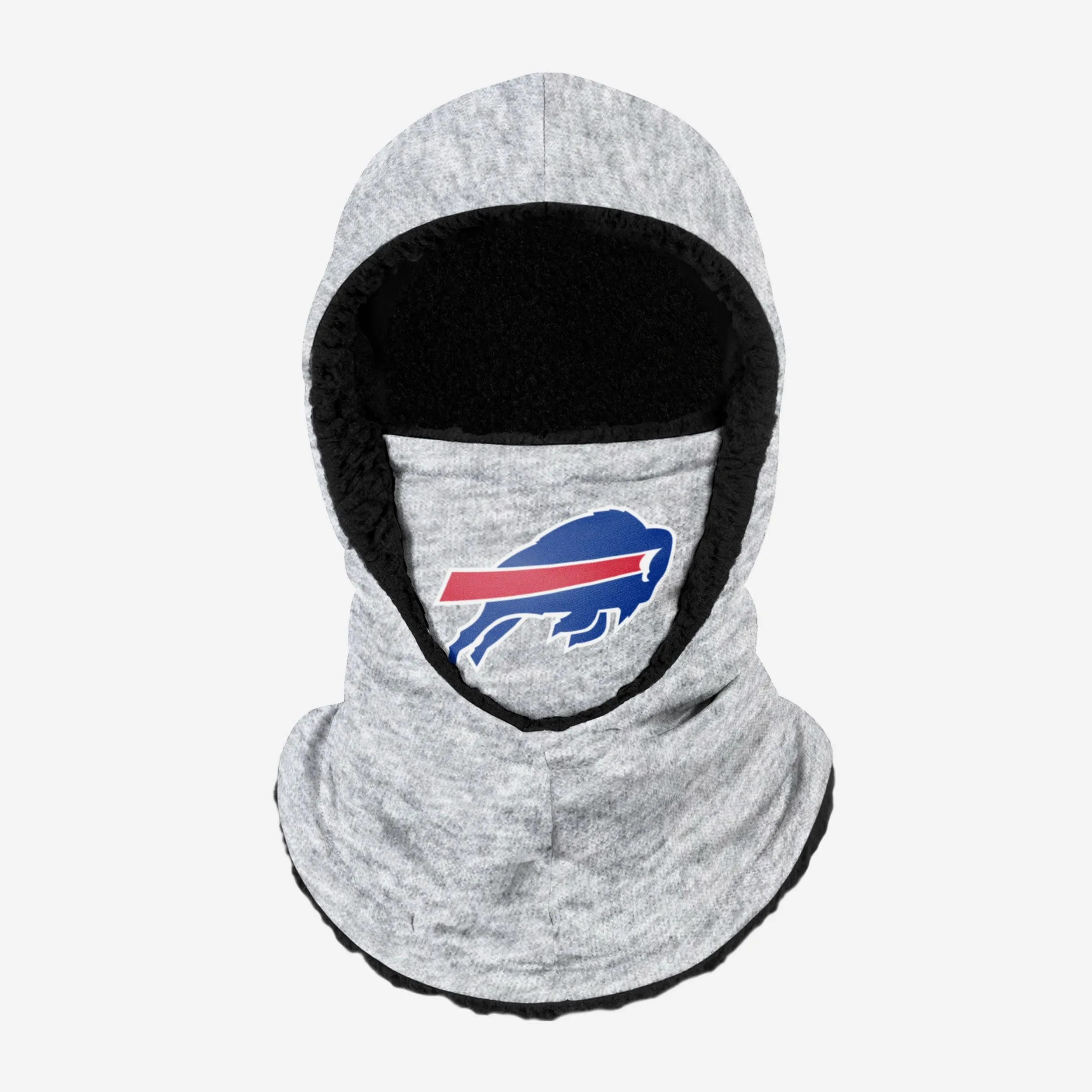 Buffalo Bills Heather Grey Big Logo Hooded Gaiter