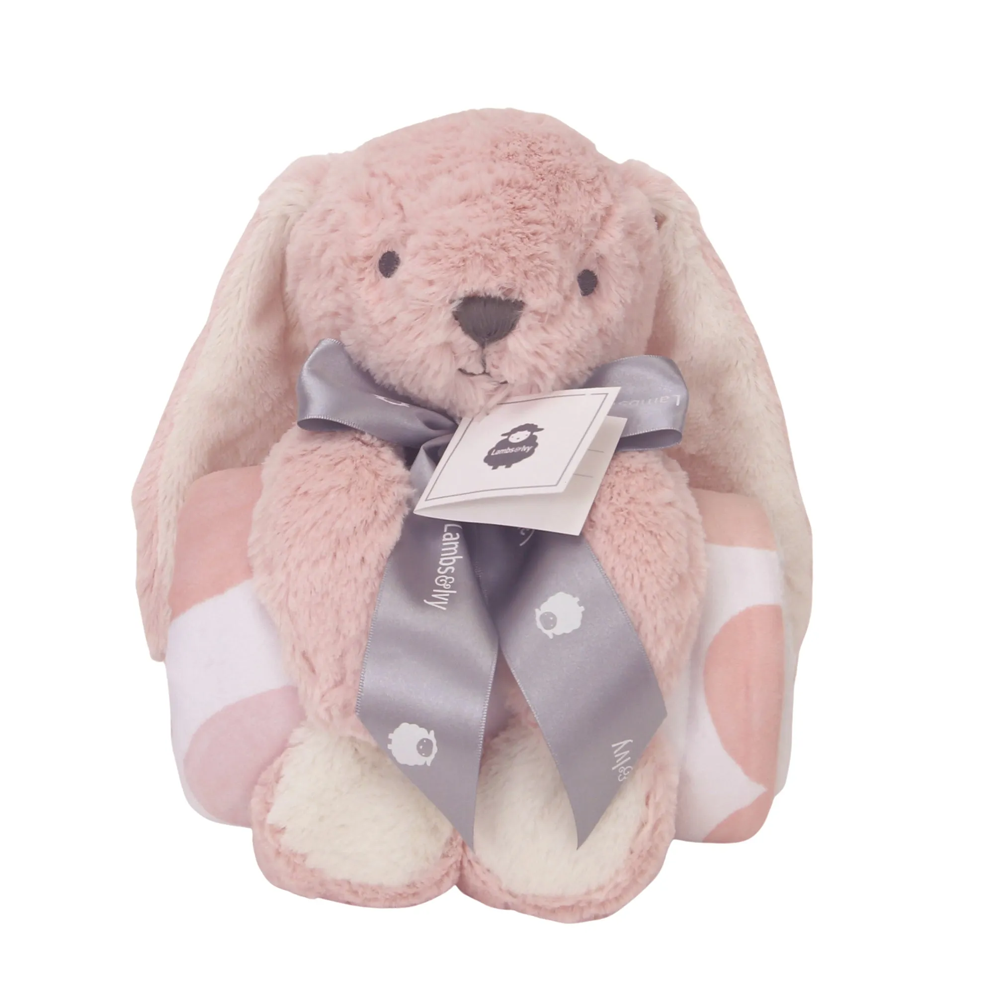 Bunny & Heart Blanket Gift Set