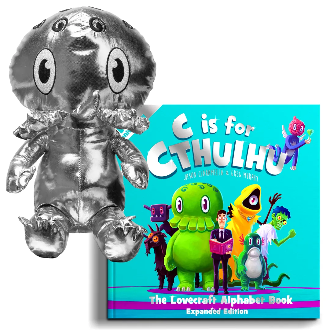 C is for Cthulhu Plush (Silver)