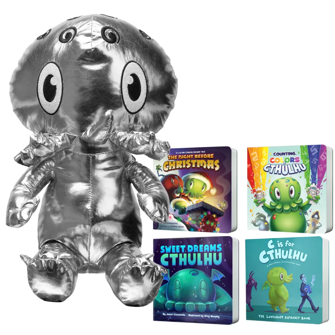 C is for Cthulhu Plush (Silver)