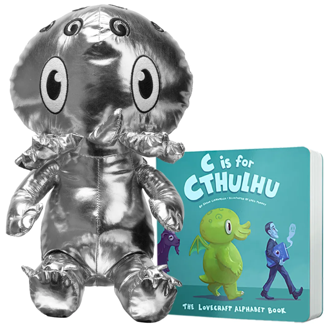 C is for Cthulhu Plush (Silver)