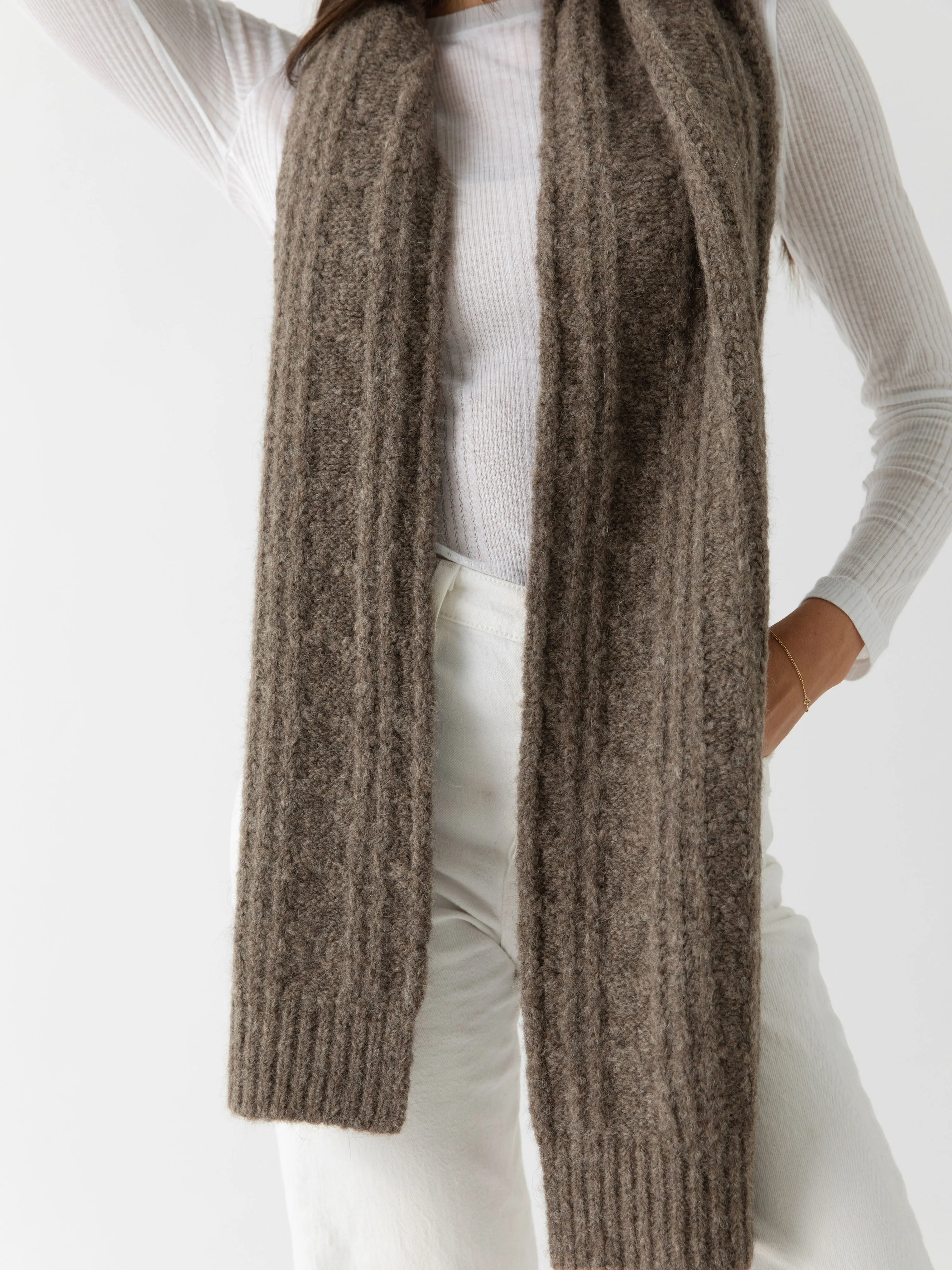 Cable Knit Scarf